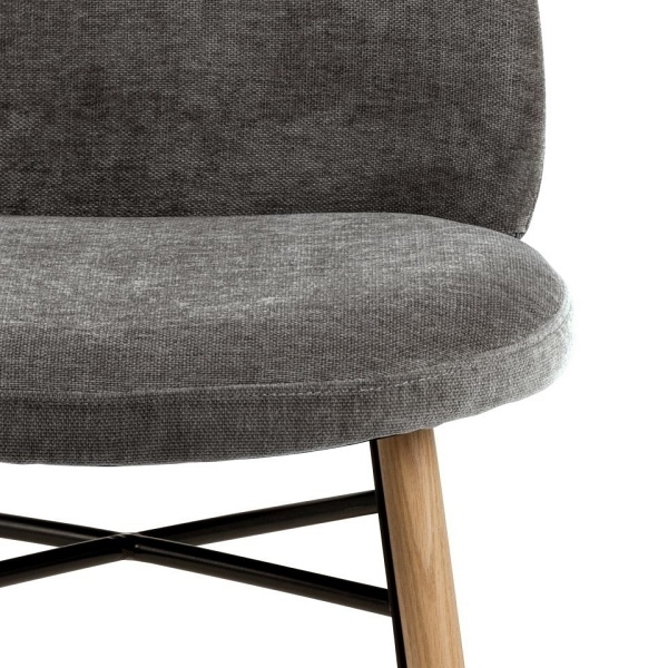 Krzesło Sophia szary ciemny/ dąb Danny 10 - ACTONA